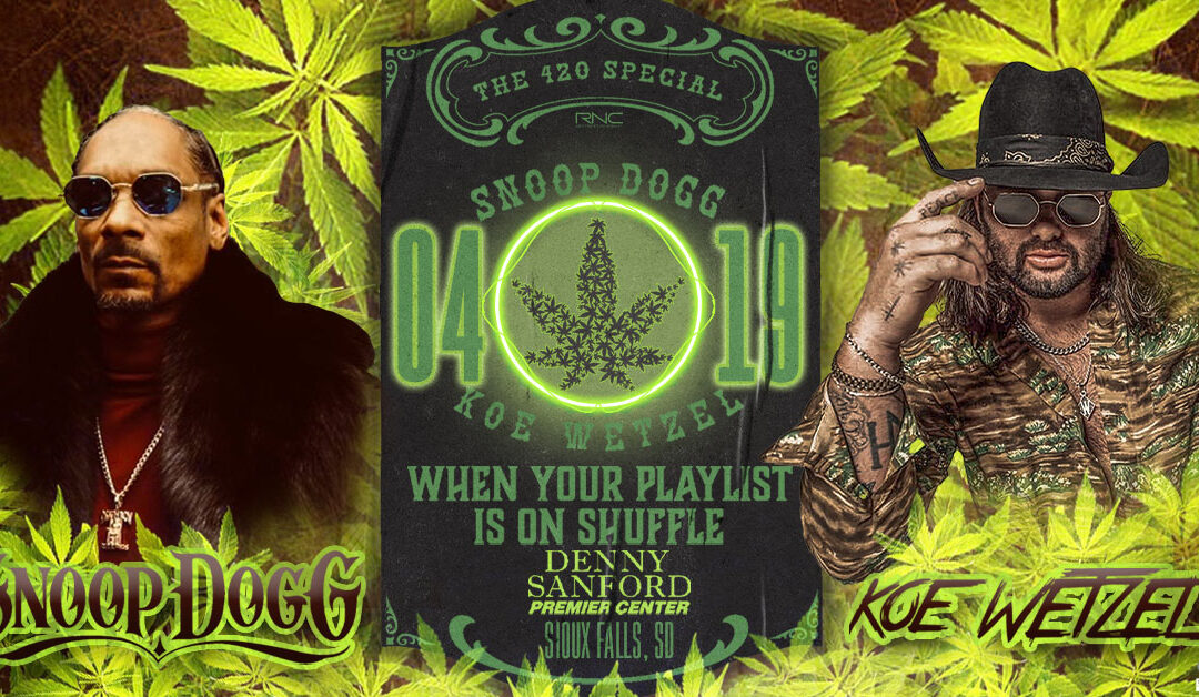 Snoop Dogg is coming to Sioux Falls in April!